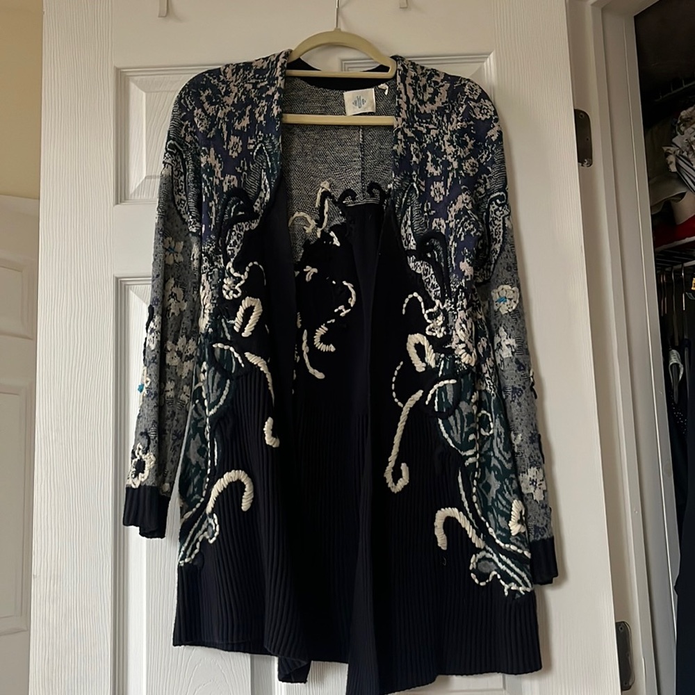 Anthro long sweater